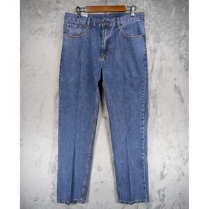 John B Stetson 1520 Standard Straight Leg Blue Jeans Mens 34 X 34 EUC